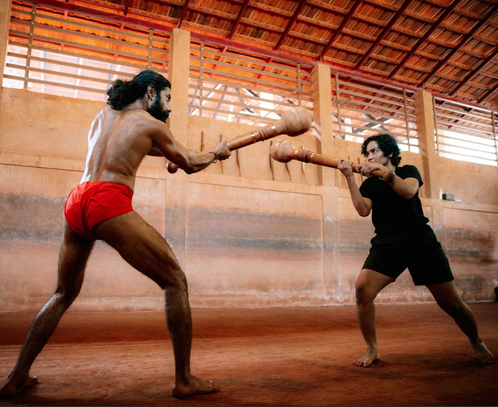 Gada Training in Kalaripayattu